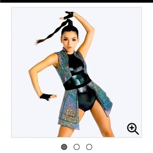 Revolution Holographic Black Dance Outfit
